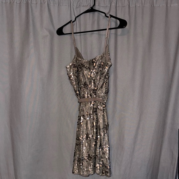 Express | Dresses | Sequin Dress Olive Green Color Size Medium 4 Brand  Express | Poshmark